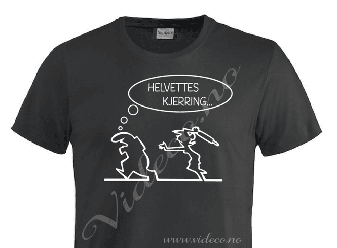 Hovedbilde tshirt - helvettes kjerring