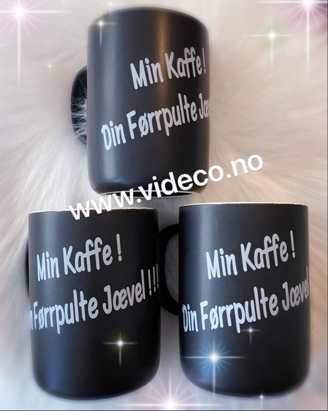 Kopp- Sort, Min kaffe!!