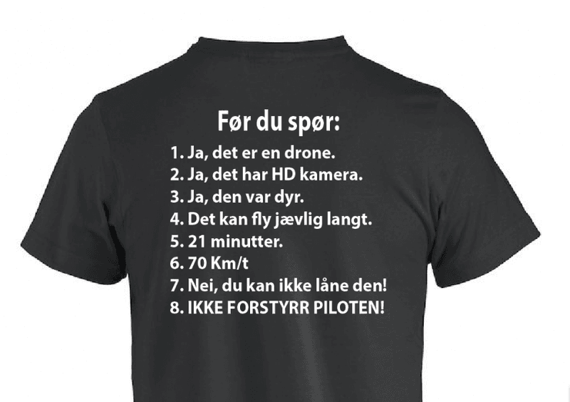 T-shirt - Dronepilot dji