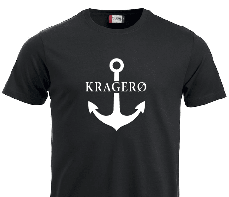T-shirt- anker/stedsnavn