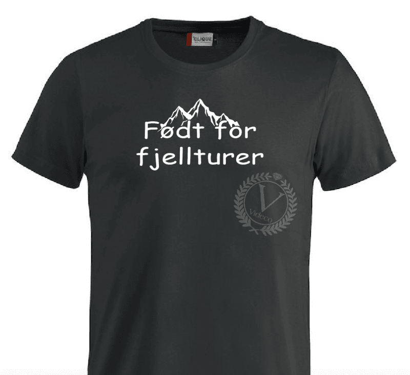 T-shirt, Født for Fjellturer