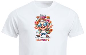 Hovedbilde T-shirt / hoodie - The crazy grandma everyone warned you ...
