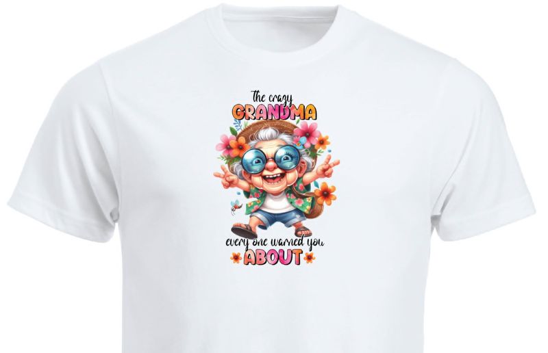T-shirt / hoodie - The crazy grandma everyone warned you about