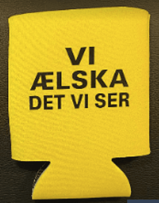 Hovedbilde Bokskjøler Gul m/tekst