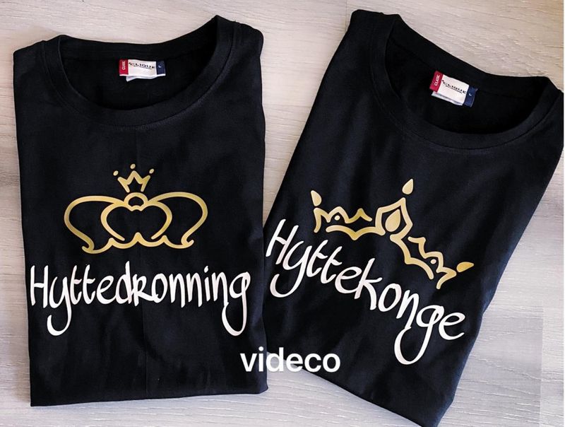 T-shirs, Hyttekonge/Hyttedronning