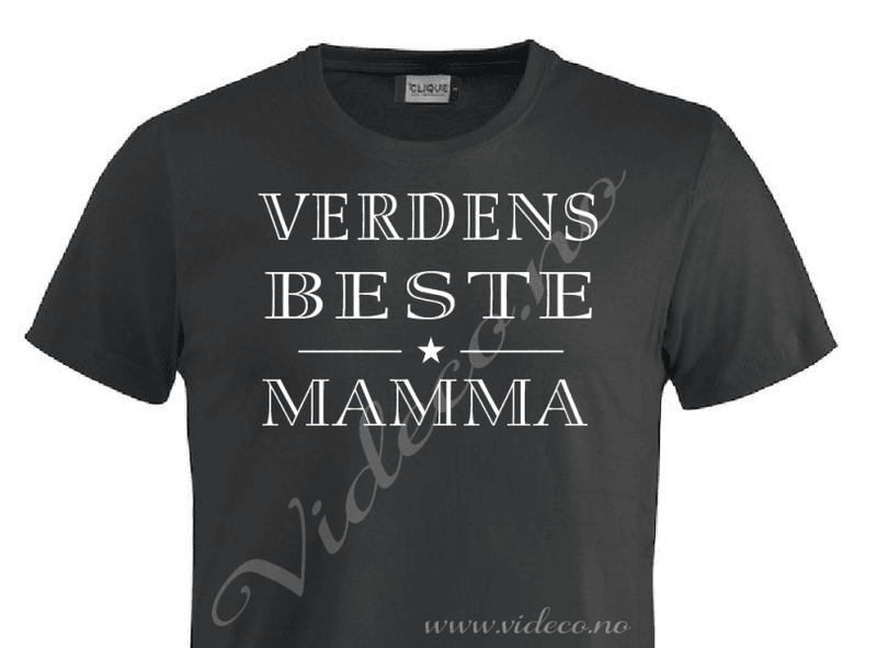 T-shirt - Verdens beste 