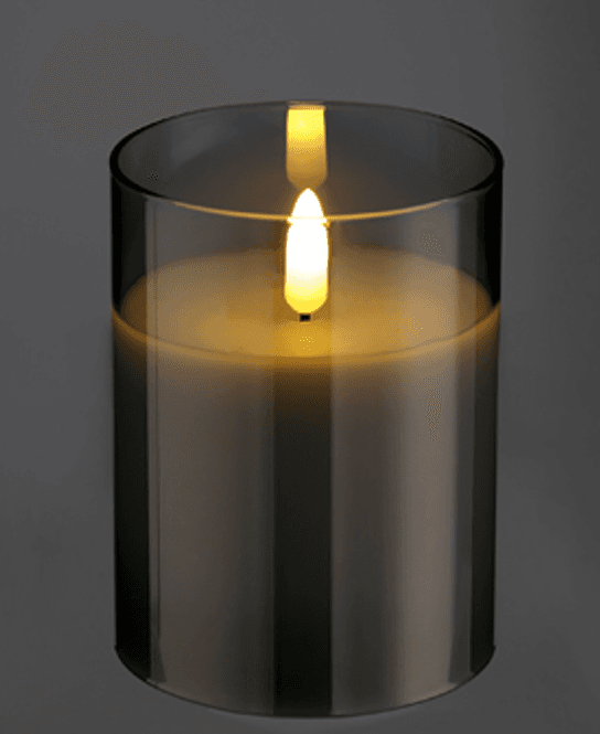 Hovedbilde Ledlys i glass, 10cm