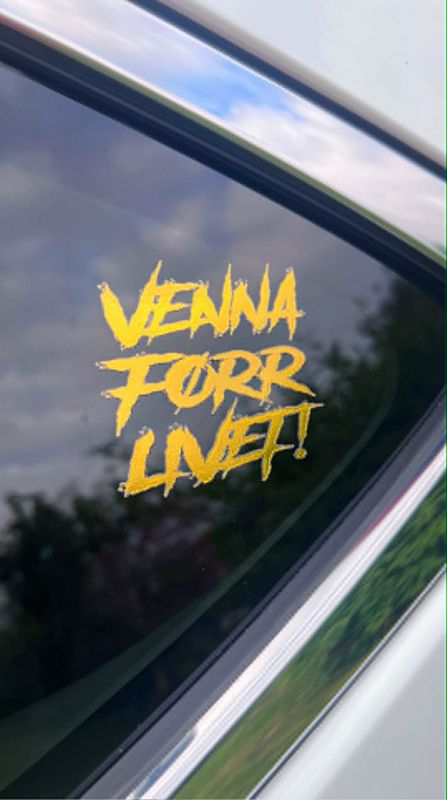 Sticker - Dæven d e deilig d hær , gull
