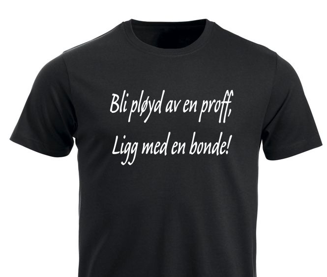 Hovedbilde T-shirt - Bli pløyd av en proff
