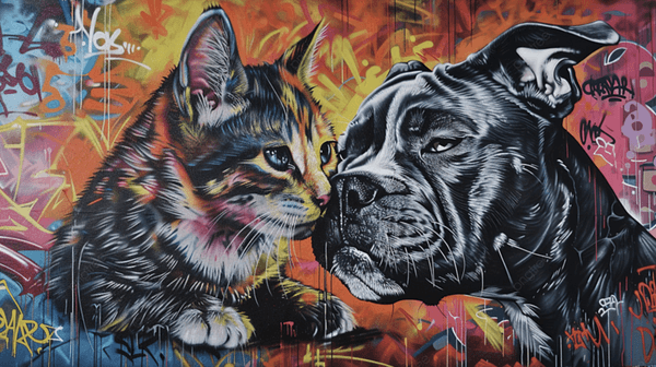 Plakat - Hund & katt 