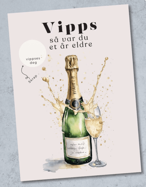 Vipps bursdagskort - Bobler