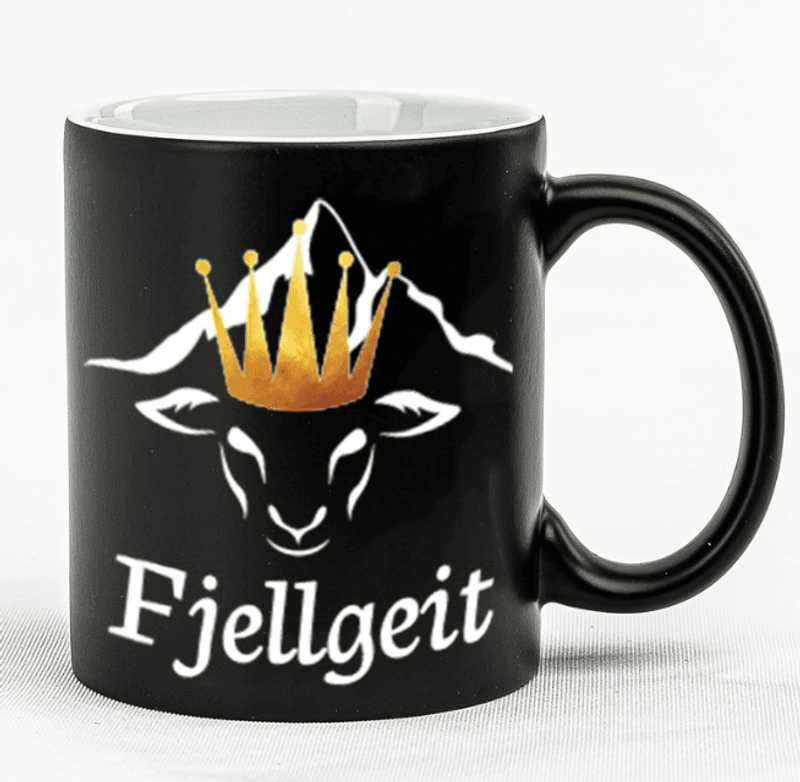 Kopp - Fjellgeit , sort