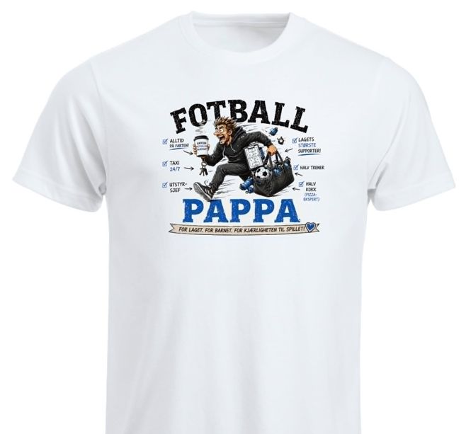 Hovedbilde T-shirt  / Hoodie - FotballPappa 