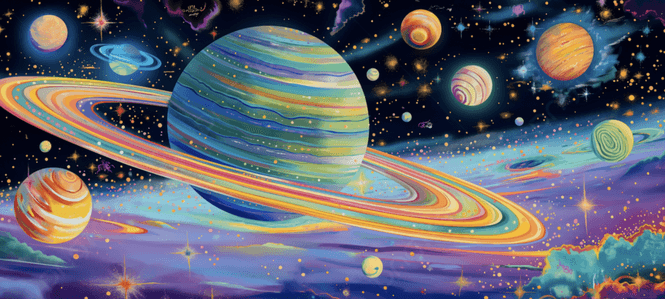 Hovedbilde Plakat - Moon space
