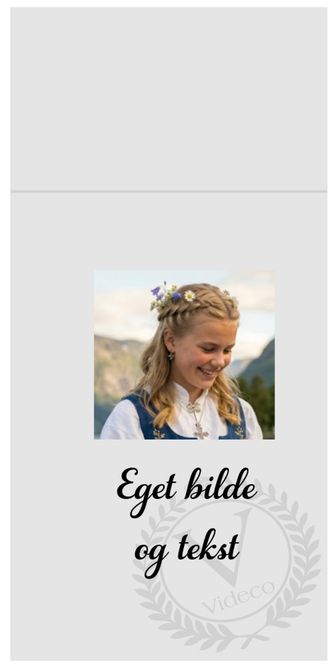 Hovedbilde Bestikk serviett m/ eget bilde/tekst