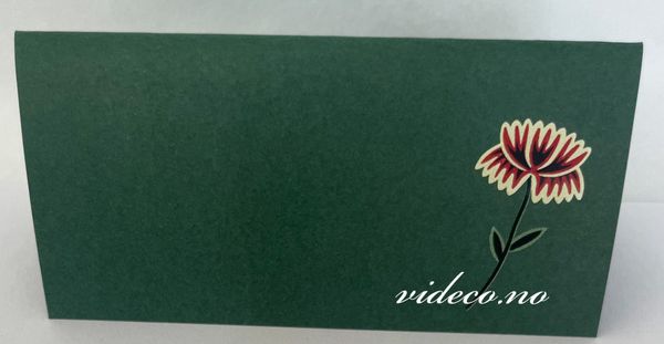 Bordkort - enkel bunadsblomst