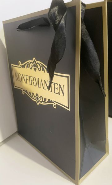 Gavepose m/trykk - Konfirmanten