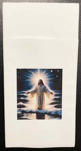 Hovedbilde Serviett - Jesus med utstrakte hender