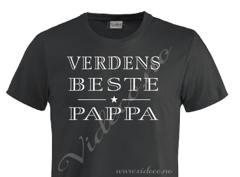 T-shirt - Verdens beste 