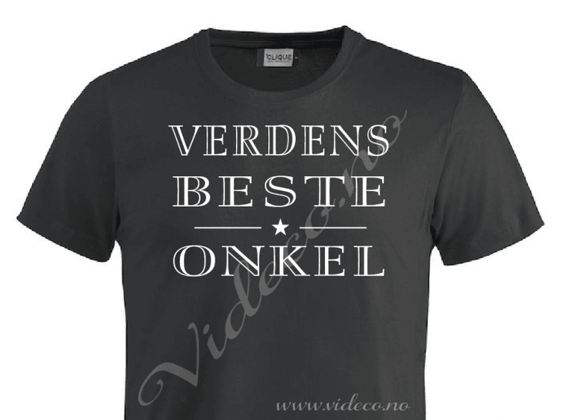 T-shirt - Verdens beste 