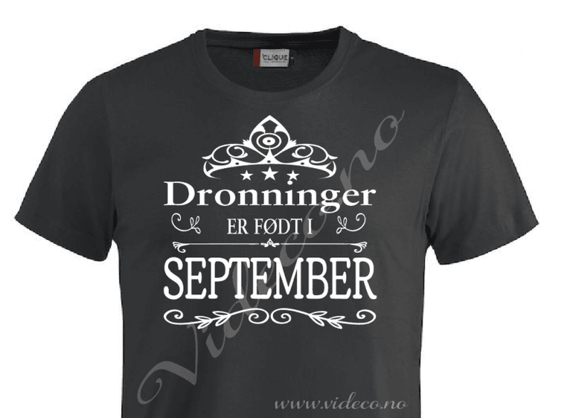 T-shirt - Dronning